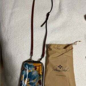 Patricia Nash Blue and Yellow Crossbody Bag